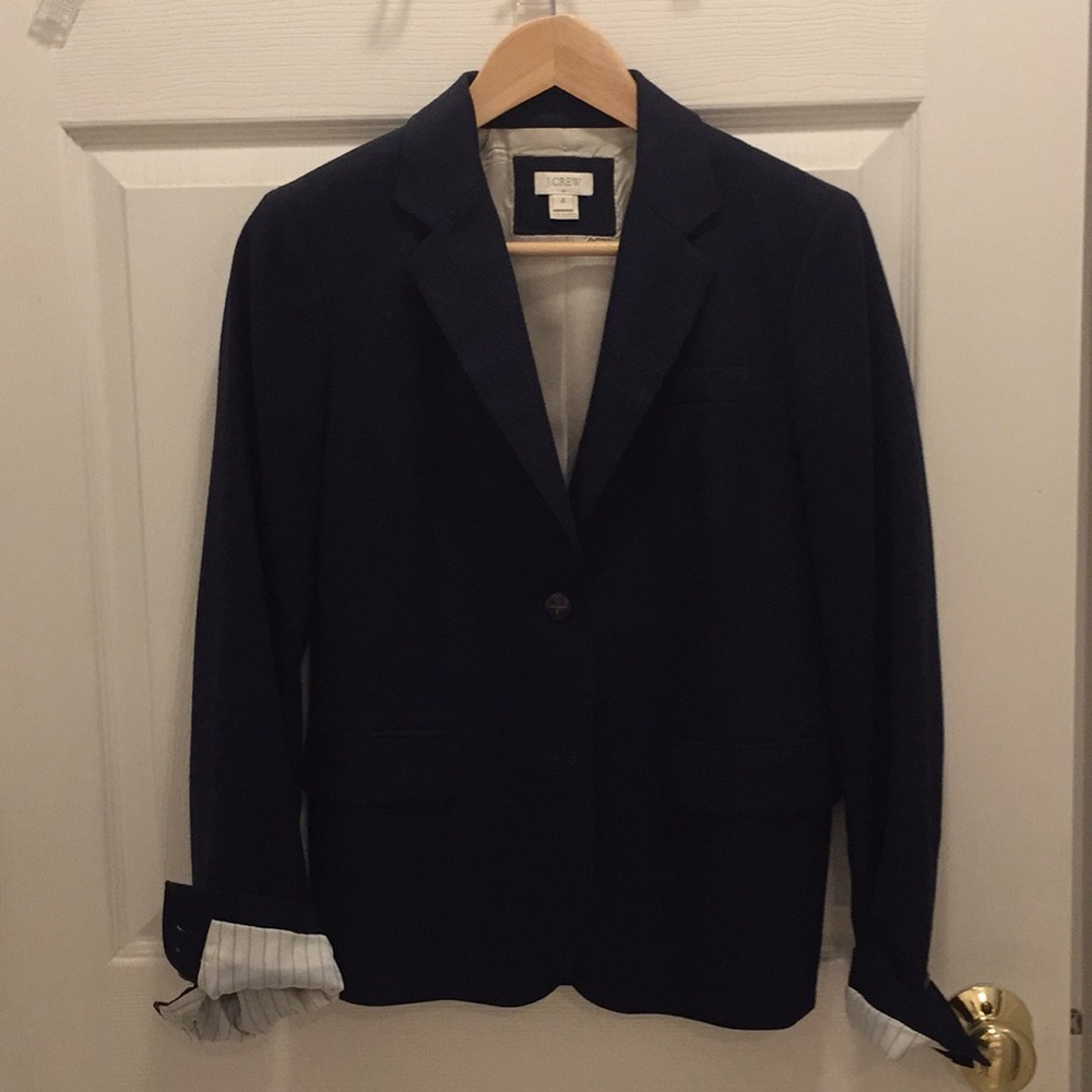 Navy J. Crew blazer